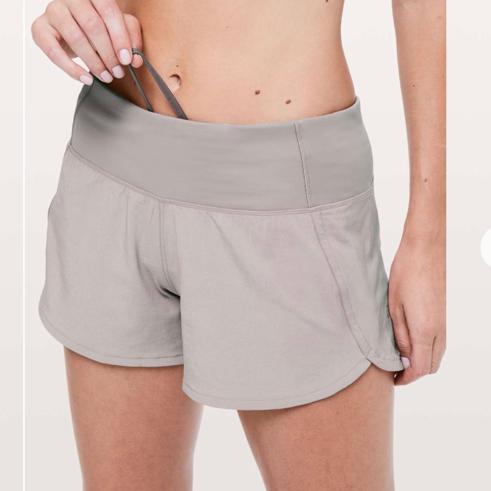 Lululemon Run Times Shorts size 4 Gray - Picture 1 of 10
